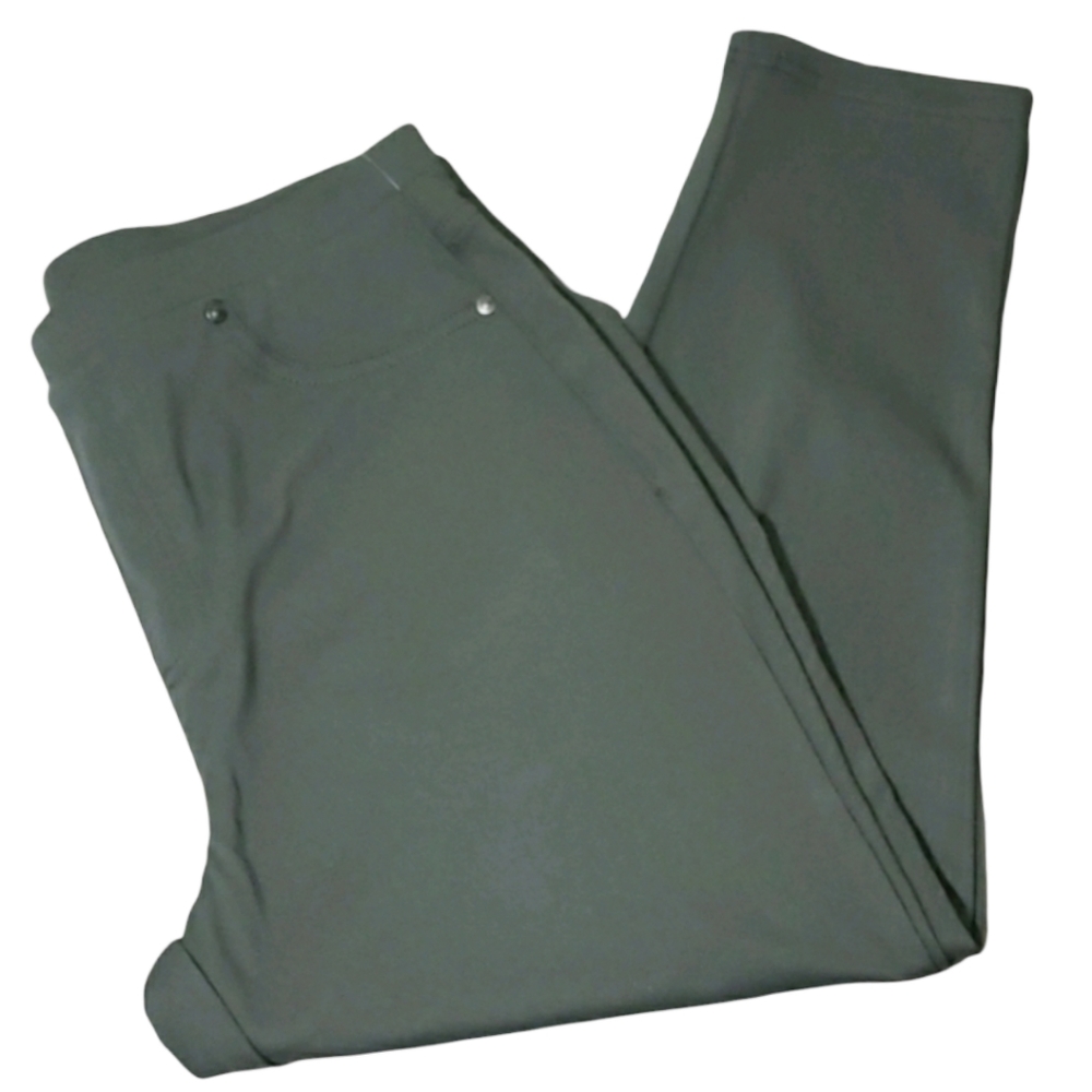 Style & Co., Capri, Green, Mid-rise